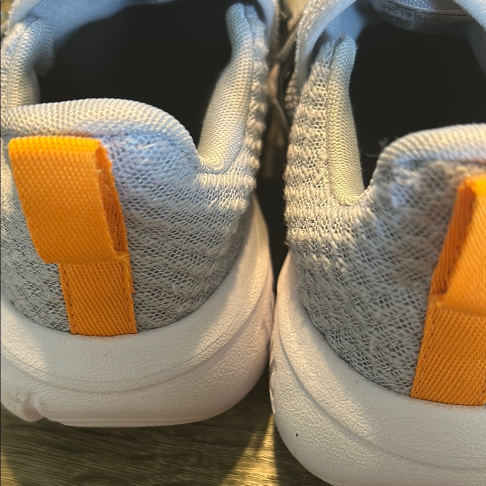 Under Armour Gray and Orange Sneakers with Breathable Mesh - Picture 3 of 7